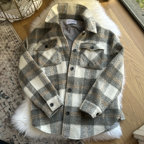 SAYLOR Layton Jacket in Gray Size Small - Picture 2 of 4